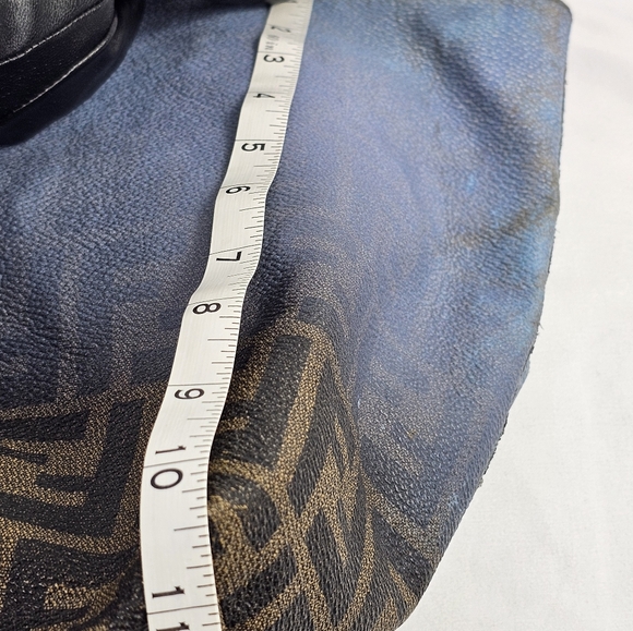 FENDI Zucca Spalmati Ombre Roll Tote Tobacco Nebula - Picture 10 of 12